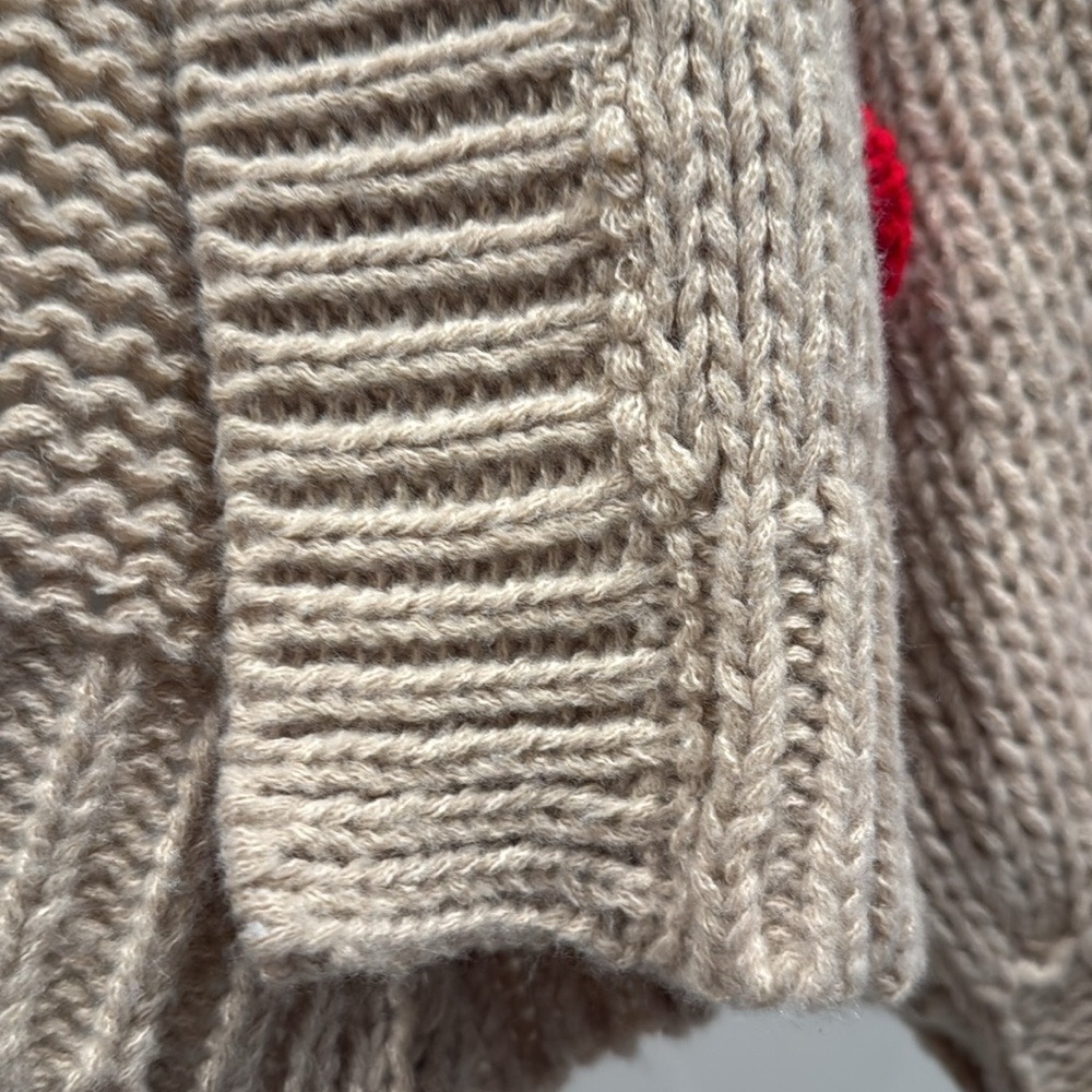 Anthropologie Maeve The Susannah 3D Heart Cardigan Sweater - Picture 5 of 9